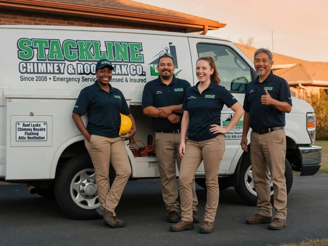 Chimney flashing repair company in Bloomington, NE